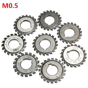 Module 0.5 PA20 Bore 16mm #1-8 HSS Involute Gear Milling Cutter