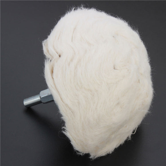 100mm Cotton Dome Polishing Wheel Mop Buffing Wheel For Rotary Tool