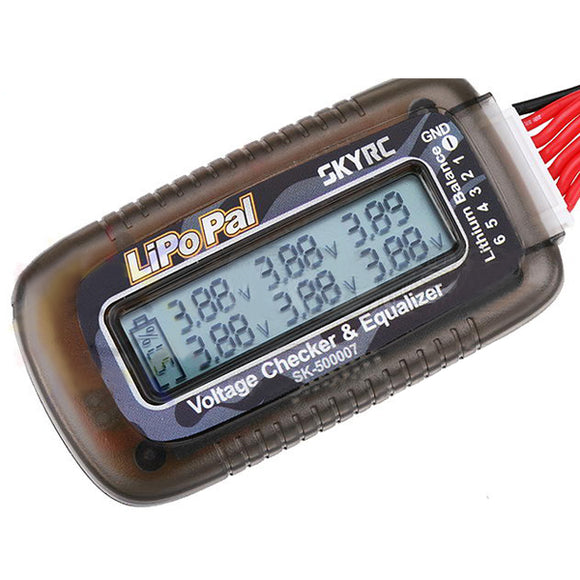 SKYRC LiPoPal Self Voltage Balancer 2-6S LiPo For Battery Voltage Checker