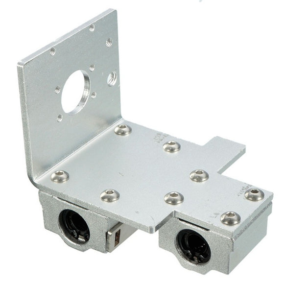 X-Axis Long / Short Distance Print Head Aluminum Mounting Base For 3D Printer