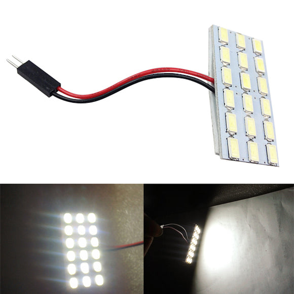 5630 18SMD Car White LED Interior Dome Reading Trunk Panel Light Bulb
