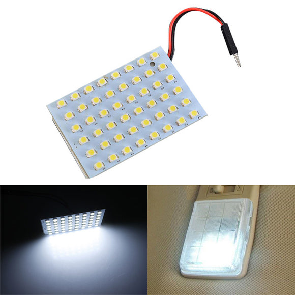 3528 1210 48SMD Car White LED Interior Dome Door Panel Light Bulb