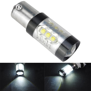 1156 BA15S 3535 16SMD 80W Car White LED Tail Brake Reversing Light Bulb