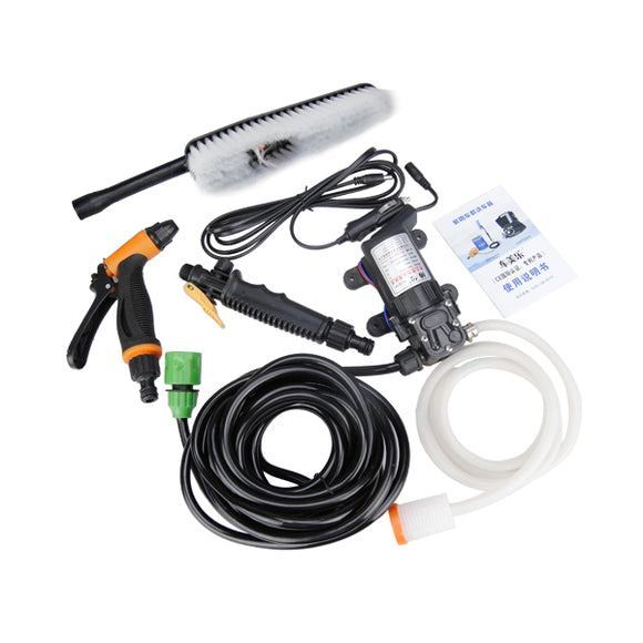 12V High Pressure Electric Water Pump Car Wash Machine Sprayer with Cigarette Lighter