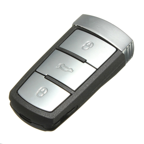 Remote Car Key Cover Fob Case 3 Switch Click Buttons Flip Shell  for VW PASSAT 3C B6 TDI TFSI