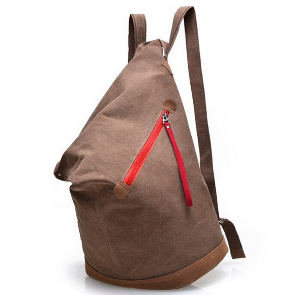 Men And Women Canvas Backpack Casual Outdoor Backpack Students Book Bags Rucksack