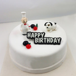 3D Silicone HAPPY BIRTHDAY Fondant Cake Chocolate Mold Mould Birthday Cake Decoration