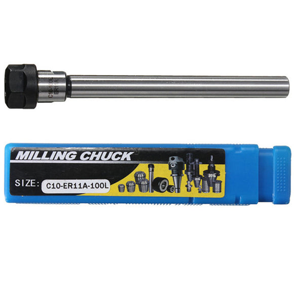 C10 ER11A 100L Collet Chuck Holder Extension Straight Shank  for CNC Milling