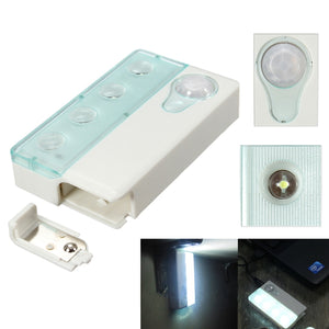 4 LED PIR Infrared IR Wireless Automatic Motion Detector & Light Sensor Lamp