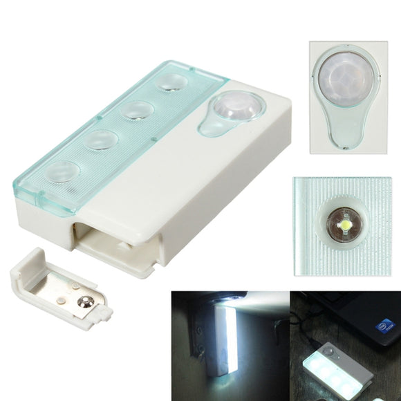 4 LED PIR Infrared IR Wireless Automatic Motion Detector & Light Sensor Lamp