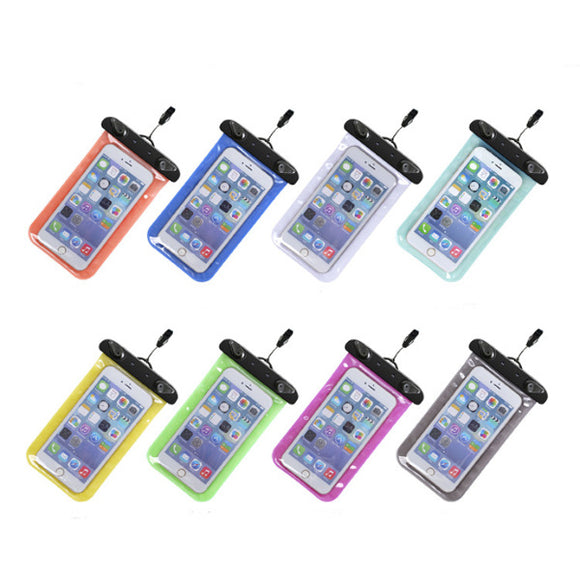 Universal Transparent Armband Waterproof Sealed Dry Phone Bag Case