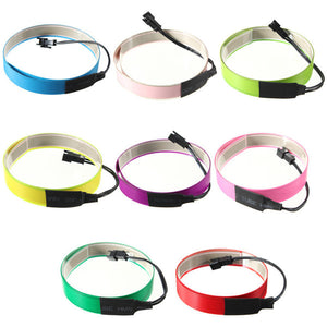 Colorful  Electroluminescent Tape EL Wire 8 Colors Inverter 3V 60cm*14mm