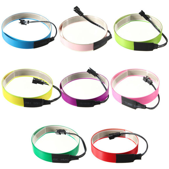 Colorful  Electroluminescent Tape EL Wire 8 Colors Inverter 3V 60cm*14mm