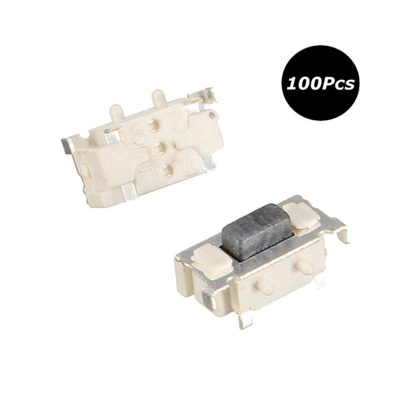 100Pcs 3x6x3.5MM Tact Tactile Push Button Switch SMD