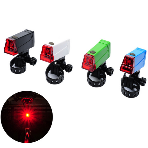 LED BiKe Taillight Safety Warning Light MTB Taillight Direction Adjustable