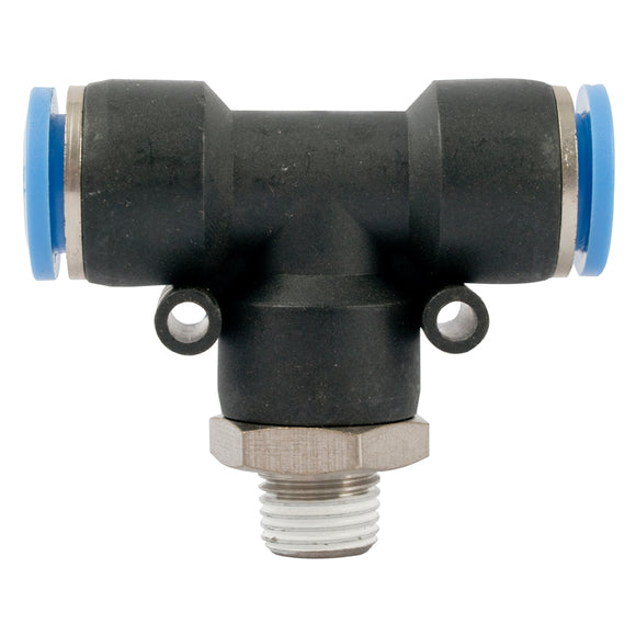 PU HOSE FITTING TEE 12MM-1/4 M