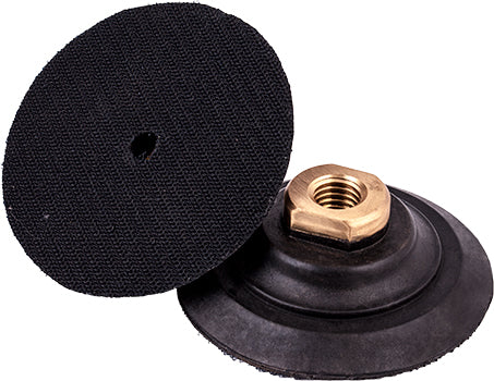 BACKING PAD 100MM X 5/8 UNC FOR STONE POLISHING