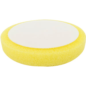 FOAM PAD HOOK AND LOOP YELLOW SPONGE 150MM 6' COMPOUNDING