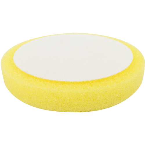 FOAM PAD HOOK AND LOOP YELLOW SPONGE 150MM 6' COMPOUNDING