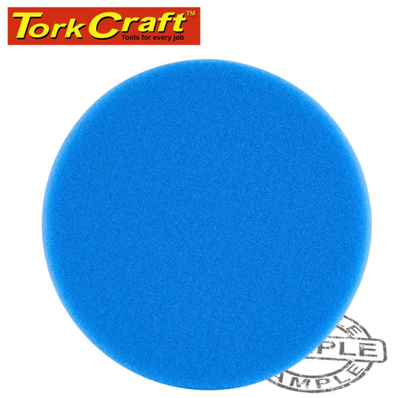 FOAM PAD HOOK AND LOOP BLUE SPONGE 150MM 6' HEAVY  POLISHING