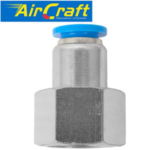 PU HOSE FITTING STRAIGHT STUD 8MM-3/8 F