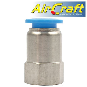 PU HOSE FITTING STRAIGHT STUD 10MM-1/8 F