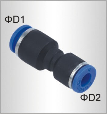 PU HOSE FITTING REDUCER 6MM-4MM