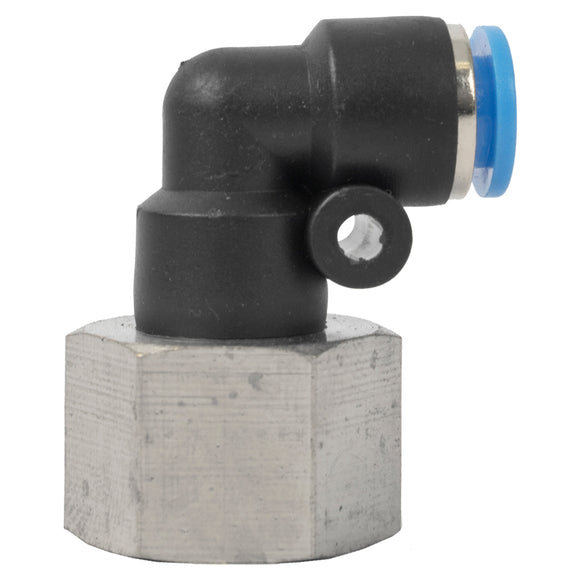 PU HOSE FITTING ELBOW 6MM-3/8 F