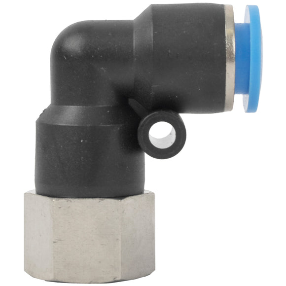 PU HOSE FITTING ELBOW 10MM-3/8 F