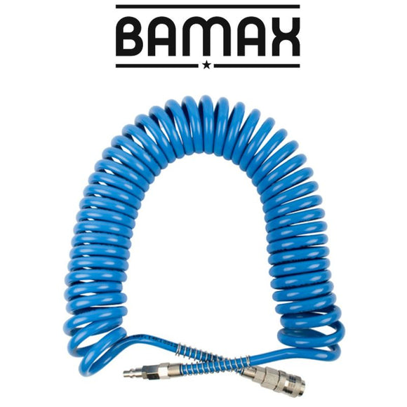 SPIRAL POLYP HOSE 6.5MMX10MMX12M WITH QUICK COUPLERS BX15PU12-6,5