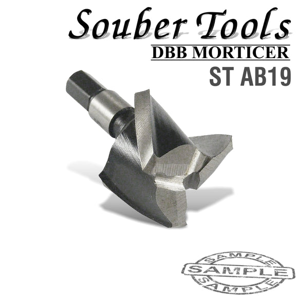 CUTTER 19MM /LOCK MORTICER FOR ALUMINIUM SNAP ON