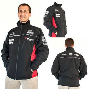 TORK CRAFT UNISEX 3 LAYER FLEECE BLACK & RED 2XL