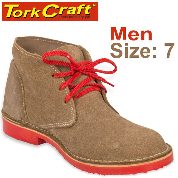 TORK CRAFT MENS VELLIE SHOES BROWN SIZE 7