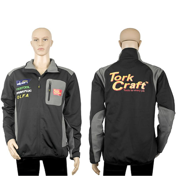 TORK CRAFT SOFT SHELL JACKET BLACK 2XL