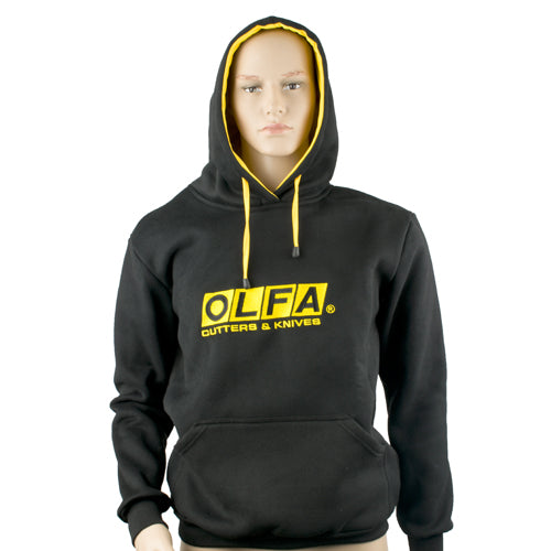 OLFA HOODY BLACK LARGE