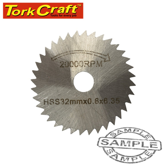 MINI RIP AND CROSS CUT BLADE 32 X  0.6 X 6.35MM