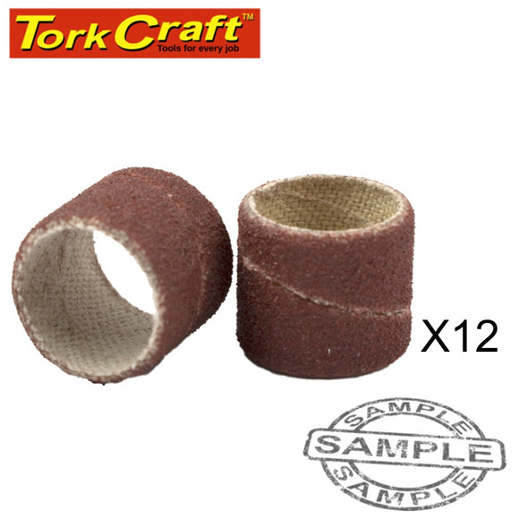 MINI SANDING SLEEVE 12.7MM 120G 12pc