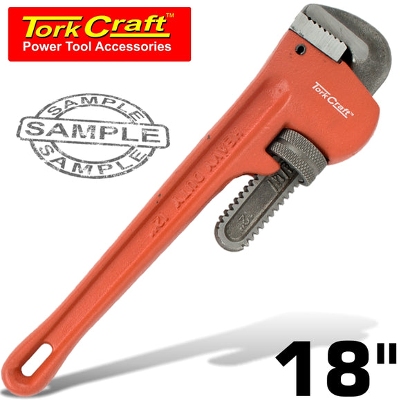 PIPE WRENCH HEAVY DUTY 450MM