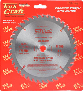 BLADE TCT 170 X 40T 20-16MM GENERAL PURPOSE COMBINATION