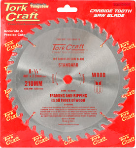 BLADE TCT 210  X 40T 16MM GENERAL PURPOSE COMBINATION