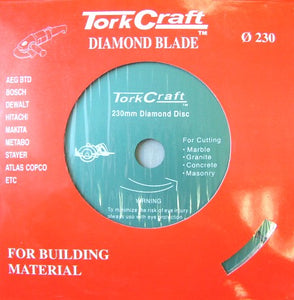 DIAMOND BLADE 230MM SEGMENTED HOT PRESSED