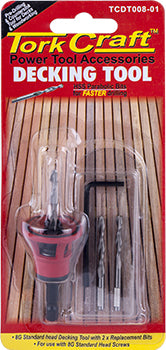 DECKING TOOL 8G STD HEAD PRE-DRILL & COUNTERSINK