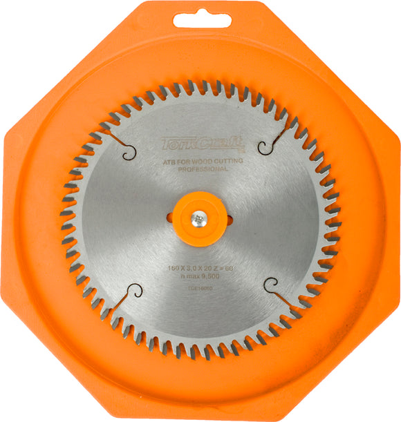 BLADE TCT EURO TIP 160X60T 2OMM BORE WOOD CUTTING PROFESIONAL