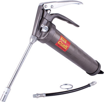 PISTOL GRIP GREASE GUN PROF. CARTRIDGE TYPE C/W FLEXIBLE & FIXED SPOUT