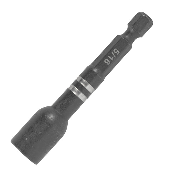 IMPACT NUTSETTER 5/16'X 65MM MAGNETIC CARDED