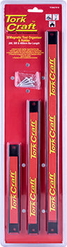 MAGNETIC TOOL ORGANISER/HOLDER  3PCE SET 200-305-460MM BAR LENGTH