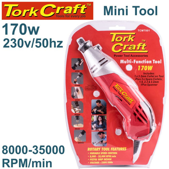 MINI TOOL 230V 170W ROTARY VARIABLE SPEED 8000 - 32500 RPM