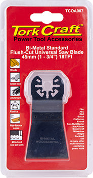 QUICK CHANGE FLUSH CUT UNIVERSAL SAW BLADE 45MM(1-3/4')18TPI
