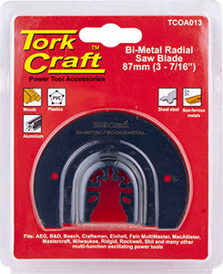 QUICK CHANGE RADIAL SAW BLADE 87MM(3-7/16') M42