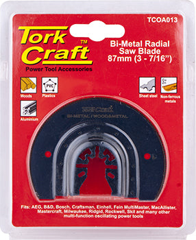 QUICK CHANGE RADIAL SAW BLADE 87MM(3-7/16') M42